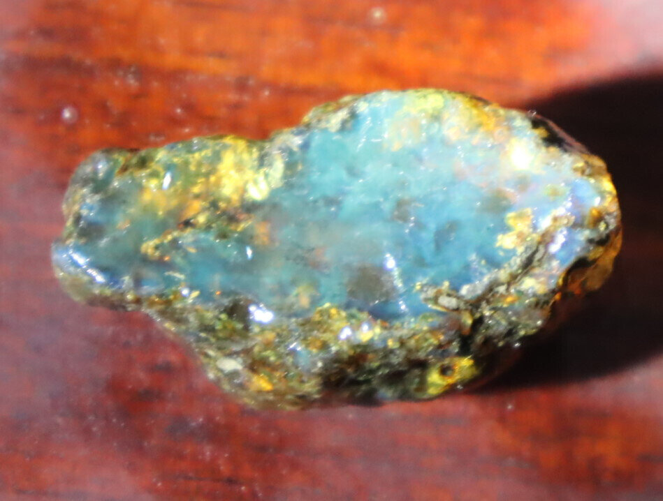 Lovely Natural Dominican Clear Sky Blue Amber Rough Specimen 38mm 7.4g – photo 5