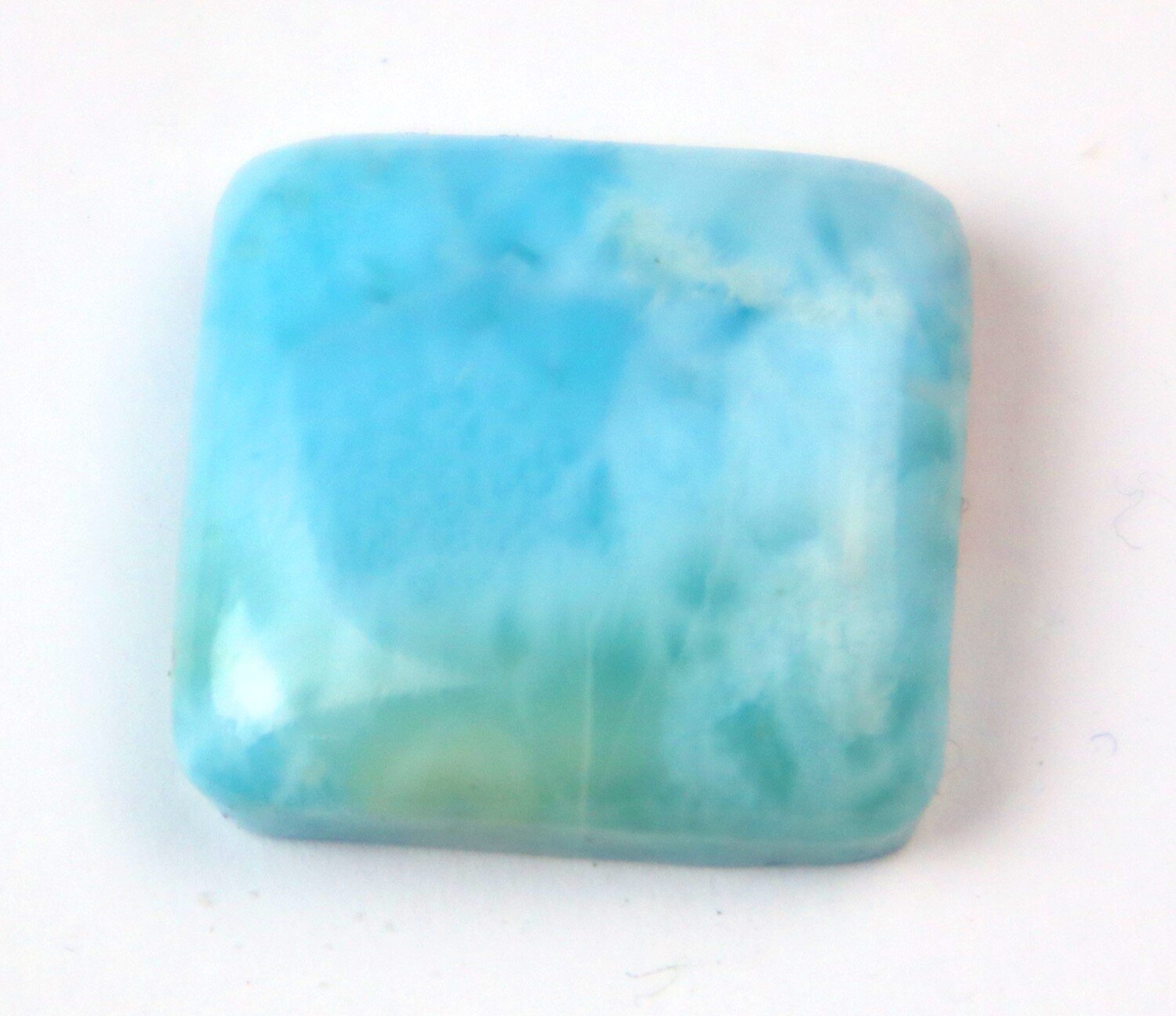 Finest Natural Sky Blue Larimar Cabochon 18mm – photo 5