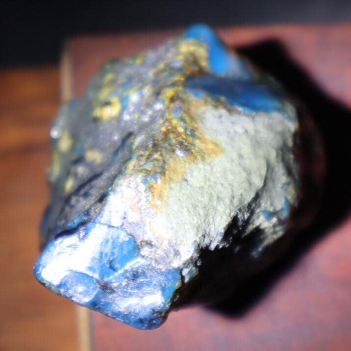 Beautiful Natural Dominican Translucent Sky Blue Amber Rough Specimen 52mm 31g – photo 3