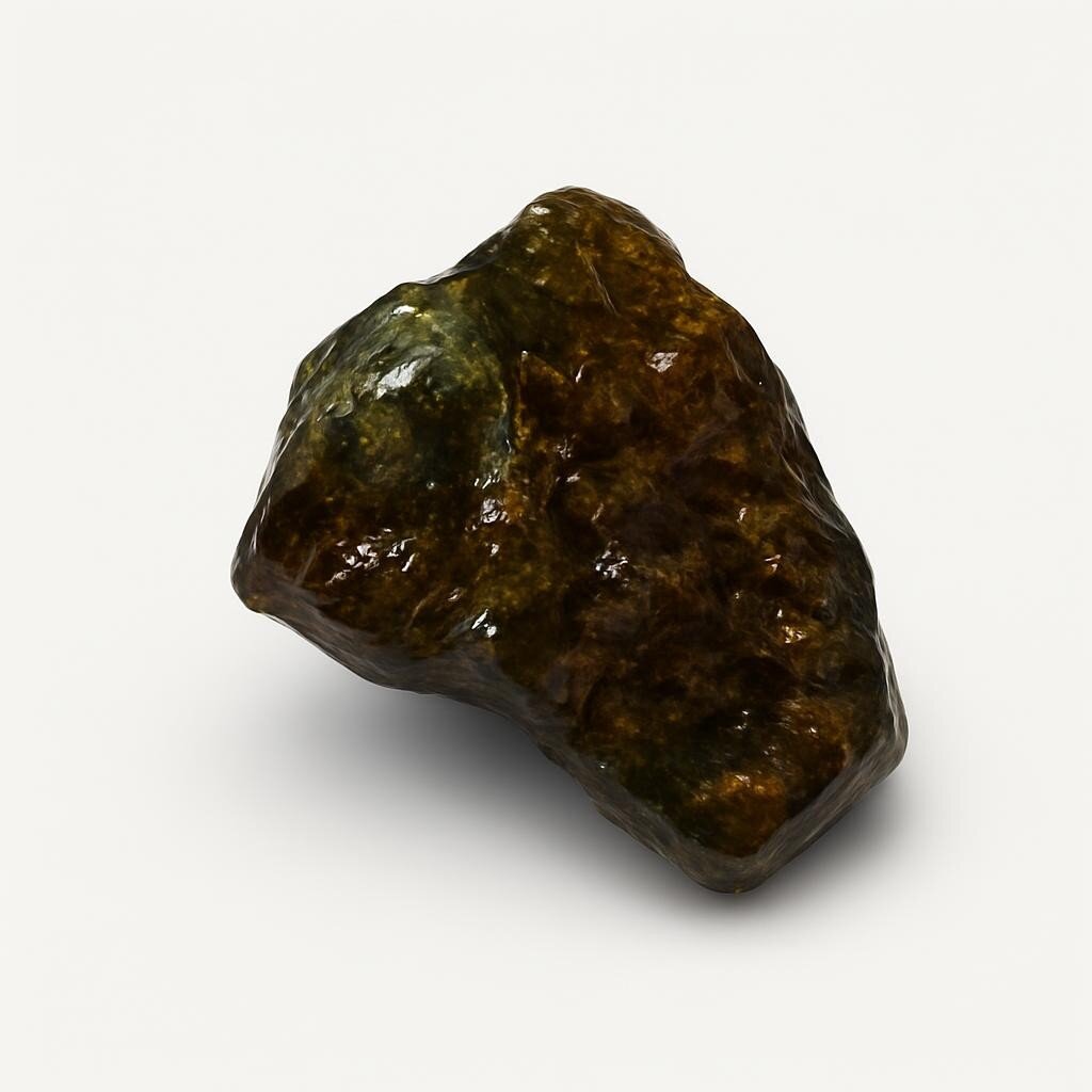 Beautiful Orange Green Dominican Amber Rough Specimen Chunk 54mm 18.5g – photo 3