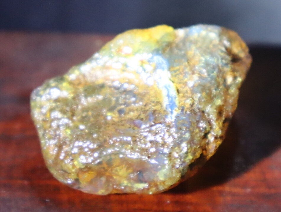 Excellent Natural Dominican Crystal Clear Yellow Amber Rough Specimen 46mm 14g – photo 3