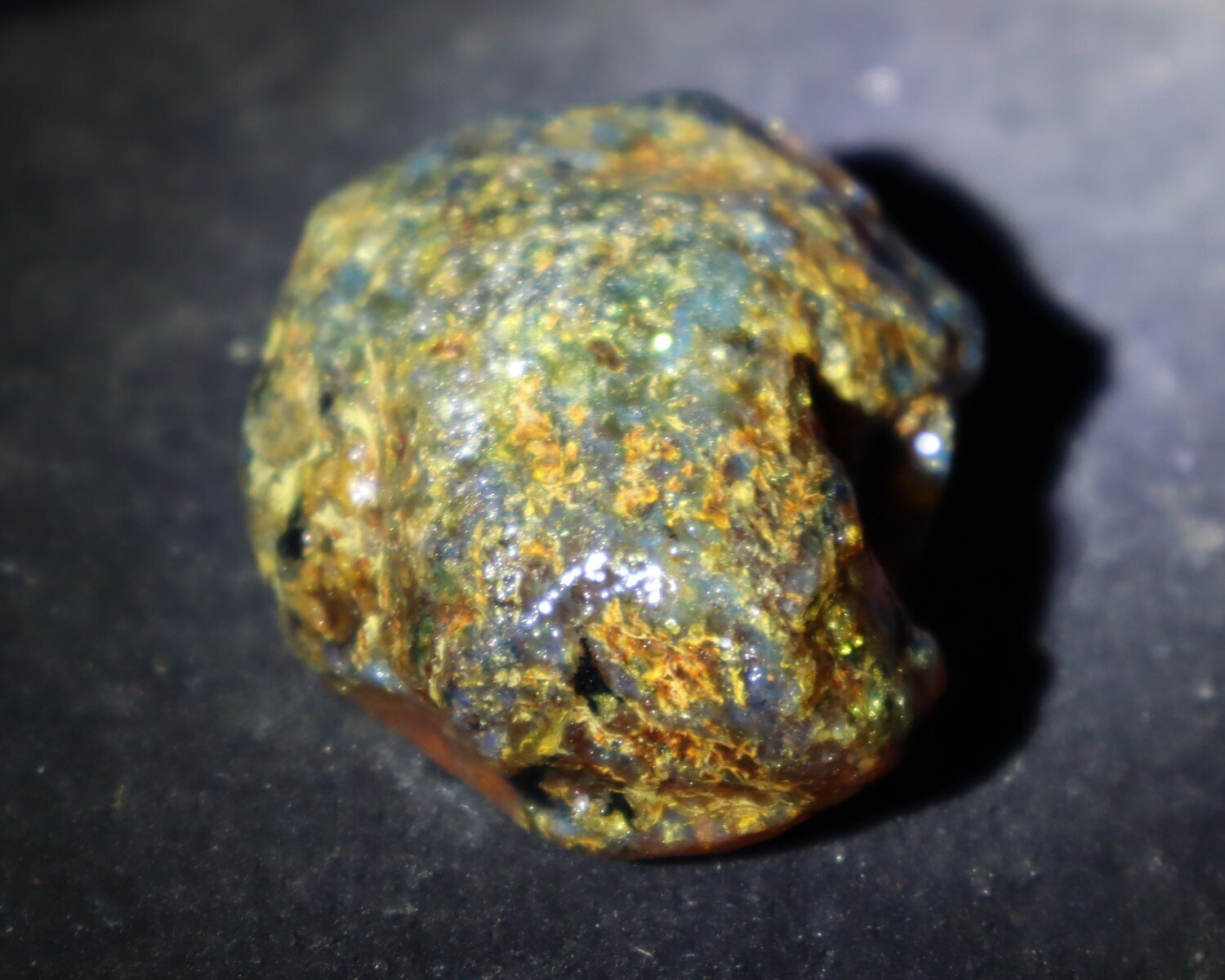 Natural Dominican Blue Green Amber Rough Specimen 51mm 30g Clear – photo 9