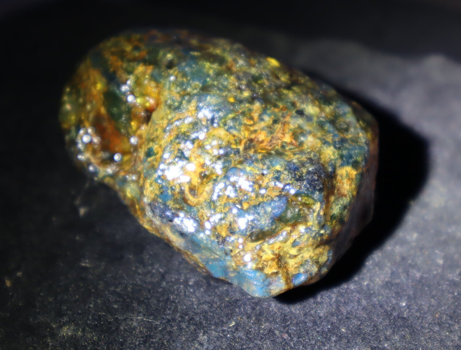 Natural Dominican Blue Green Amber Rough Specimen 51mm 30g Clear – photo 11