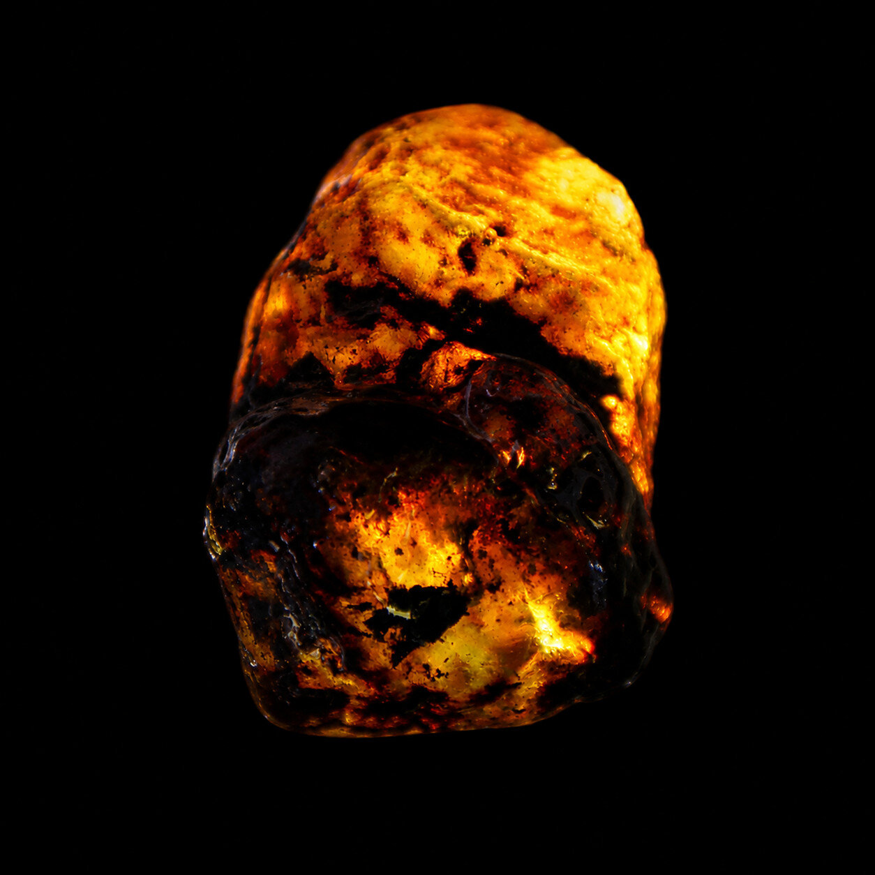 Elegant Fine Green Blue Dominican Amber Rough Specimen Chunk 67mm 47.3g – photo 12