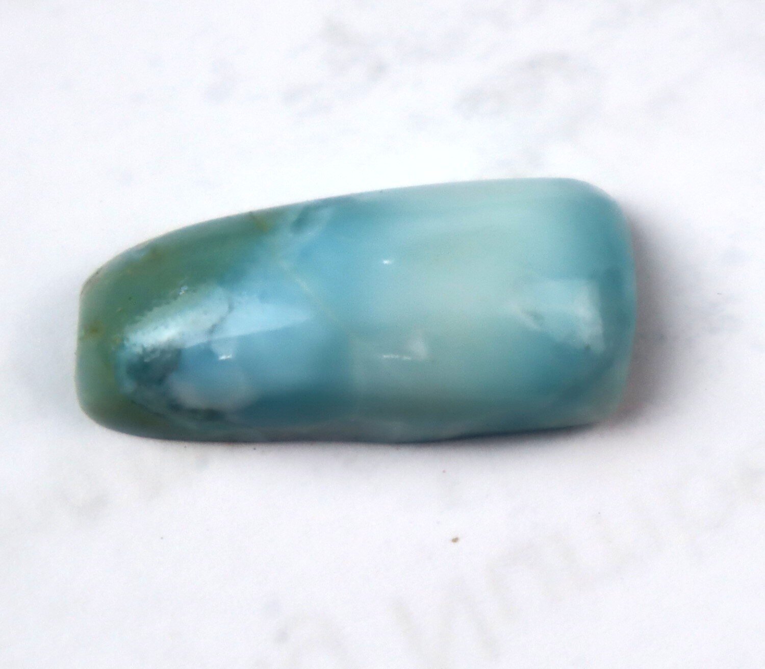 Natural Green Blue Larimar Cabochon 22mm – photo 5