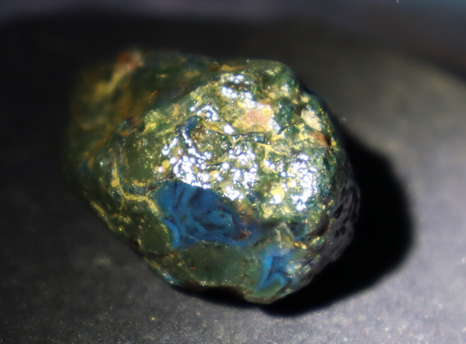 Charming Natural Dominican Clear Green Blue Amber Rough Specimen 58mm 22.2grams – photo 7