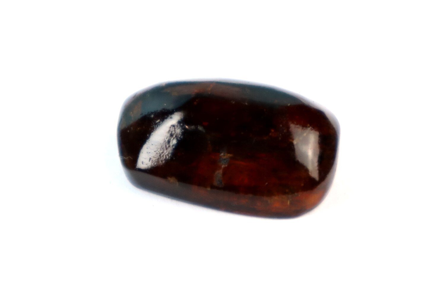 Natural Dominican Translucent Green Yellow Amber Polished Cabochon 23mm – photo 12