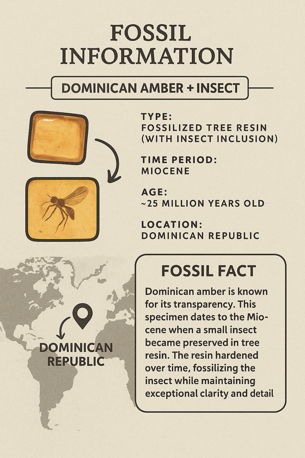 Premium Dominican Amber with Botanical Inclusion – photo 2